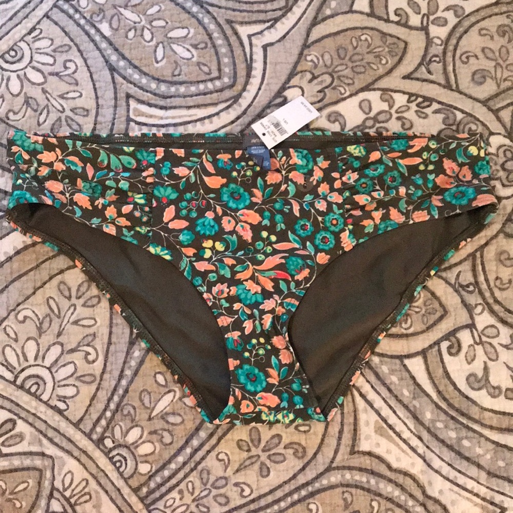 Aerie Hipster Bathing Suit Bottom in Rugged Green
